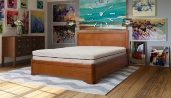 Как правильно подобрать двуспальную кровать из дерева