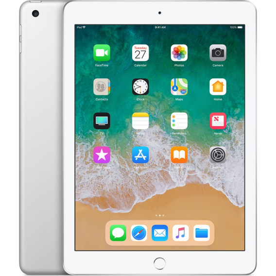 Планшет Apple iPad Wi-Fi 128GB Silver (MR7K2) 2018